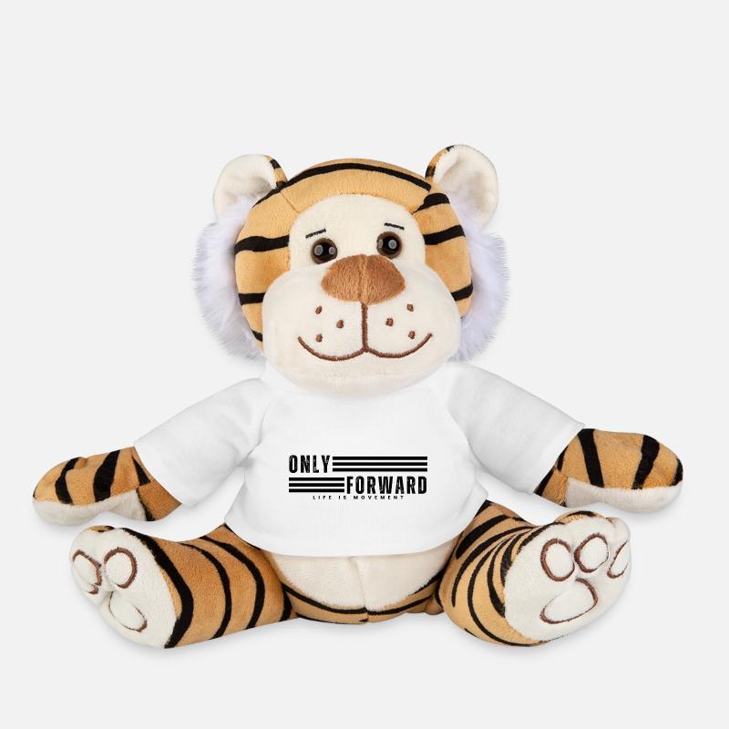 ONLY FORWARD - Plush Tiger - white