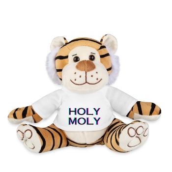 Holy Moly - Plush Tiger - white - Front