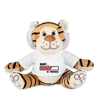 Baby loading - Plüschtiger - Weiß - Vorne