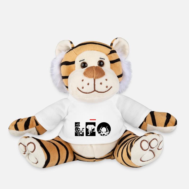 Leo - Plush Tiger - white