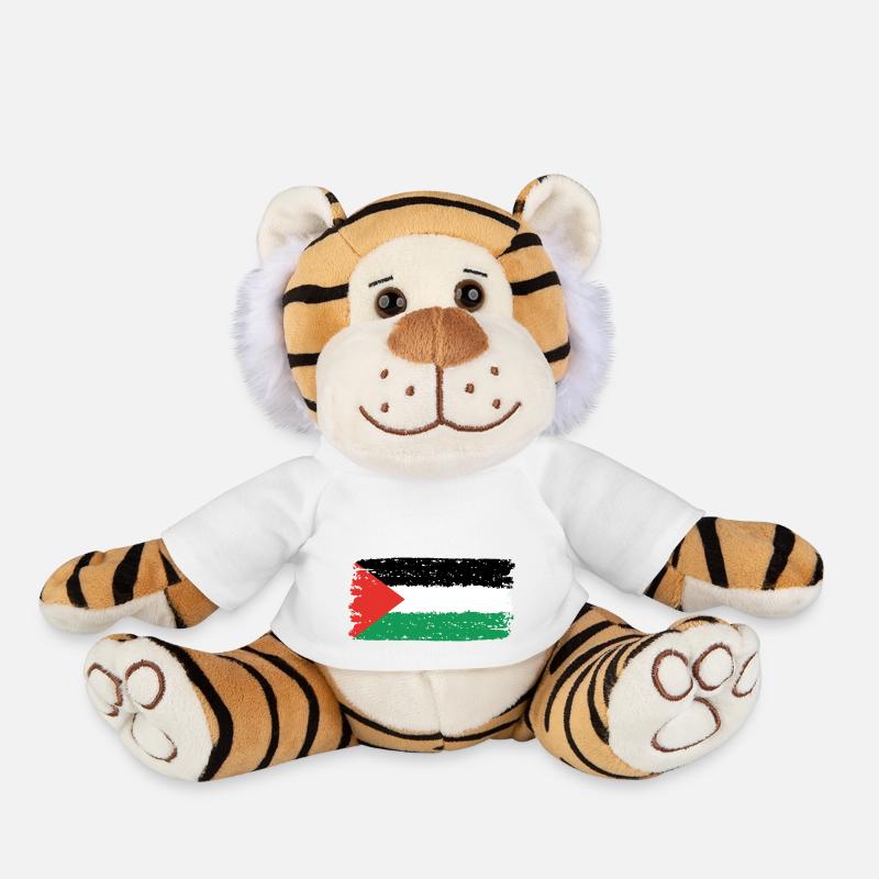 Palestine - Plush Tiger - white