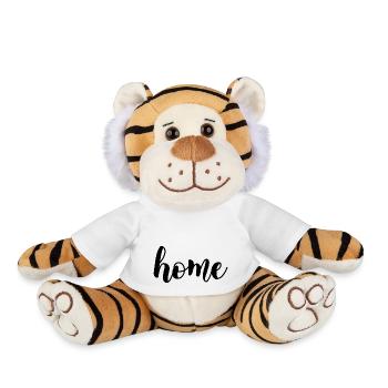 Home-Beschriftung - Plüschtiger - Weiß - Vorne
