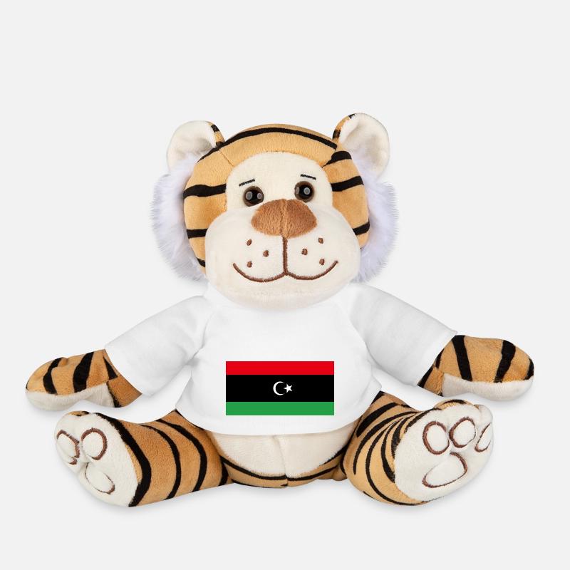 Libye - Peluche Tigre - blanc