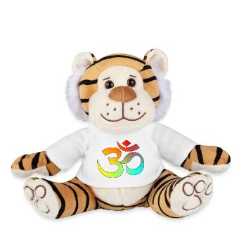 Chinese characters - Plush Tiger - white - Front