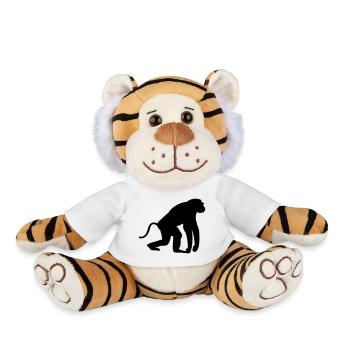 Singe - Peluche Tigre - blanc - Devant