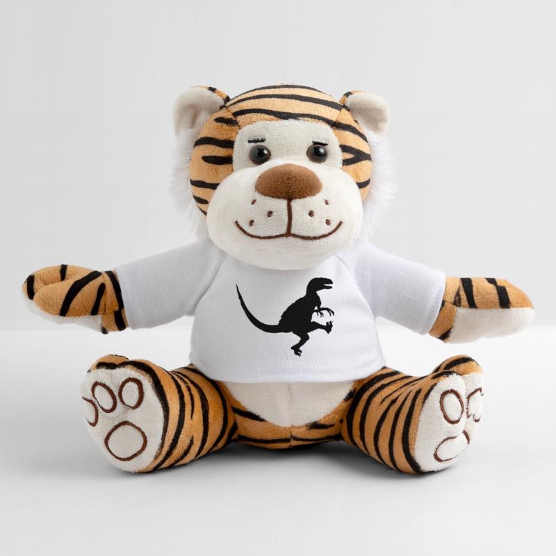 Dancing attacking Raptor T -Rex Plush Tiger