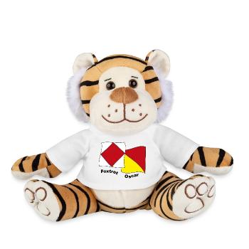 Foxtrott-Oscar - Plüschtiger - Weiß - Vorne