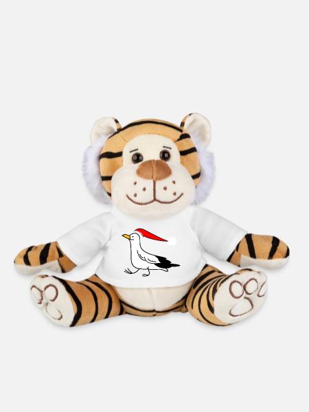 Weihnachtsmöwe - Plüschtiger - Weiß