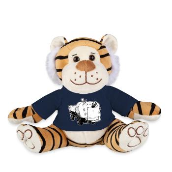 Multicar M21 Multicar Nouvelle fourmi diesel Multricar - Peluche Tigre - bleu marine - Devant