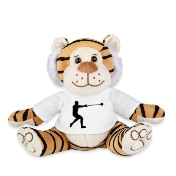 Lancer de marteau - Peluche Tigre - blanc - Devant