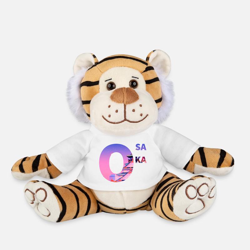 Osaka - Plüschtiger - Weiß