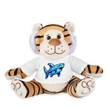 Shark - Plush Tiger - white - Front