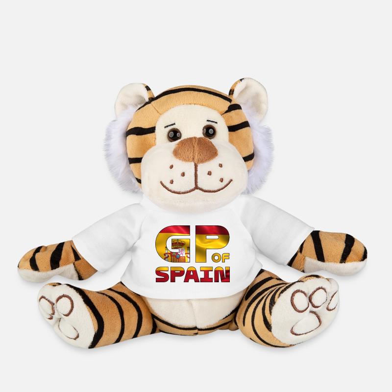 spain_gp - Plush Tiger - white