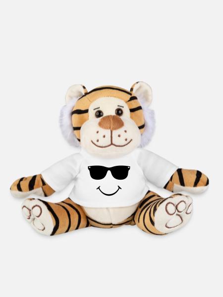 smiley face - Plüschtiger - Weiß