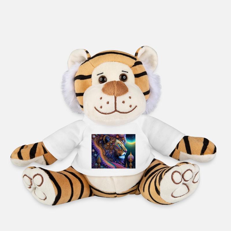 Lion - Peluche Tigre - blanc