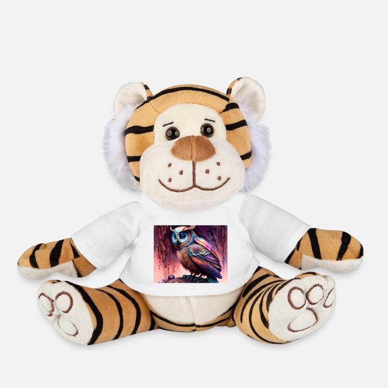 Eule - Plüschtiger - Weiß