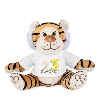 23 CLASS OF - Plush Tiger - white - Front