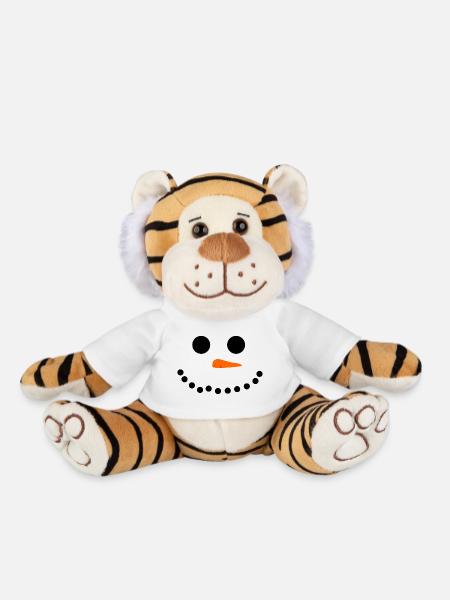 Schneemann - Plüschtiger - Weiß