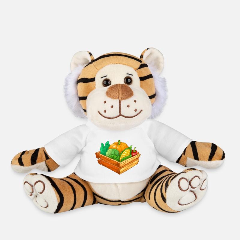 Gemüse - Plüschtiger - Weiß