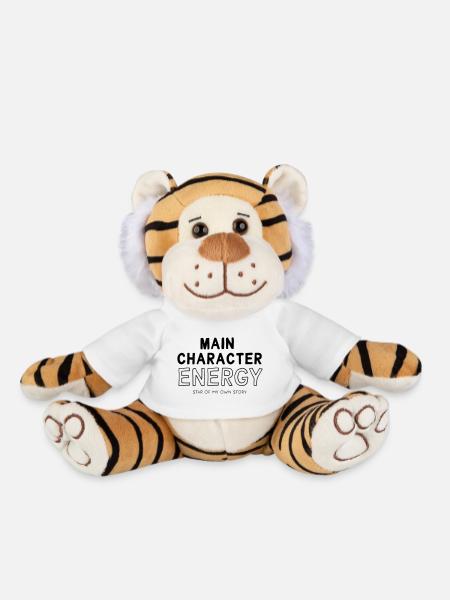Main Character Energy - Plüschtiger - Weiß