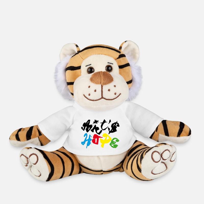 Artshope - Plüschtiger - Weiß