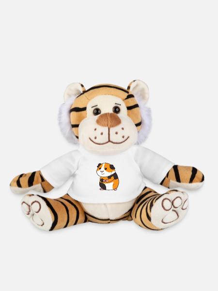 Cochon d'Inde - Peluche Tigre - blanc