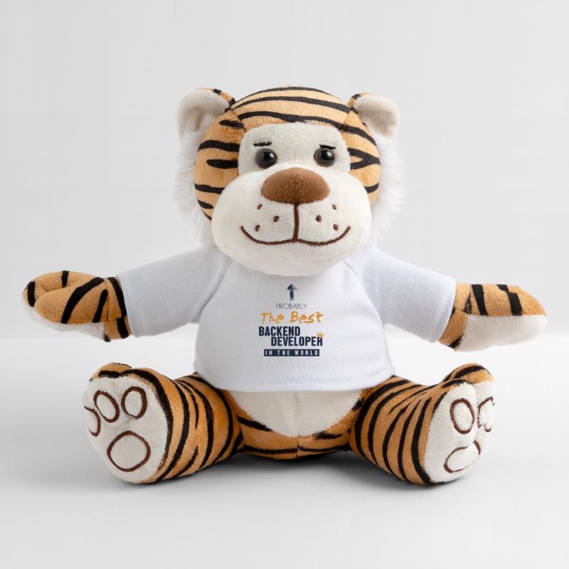 Best Backend Developer World Developer Coder Peluche Tigre