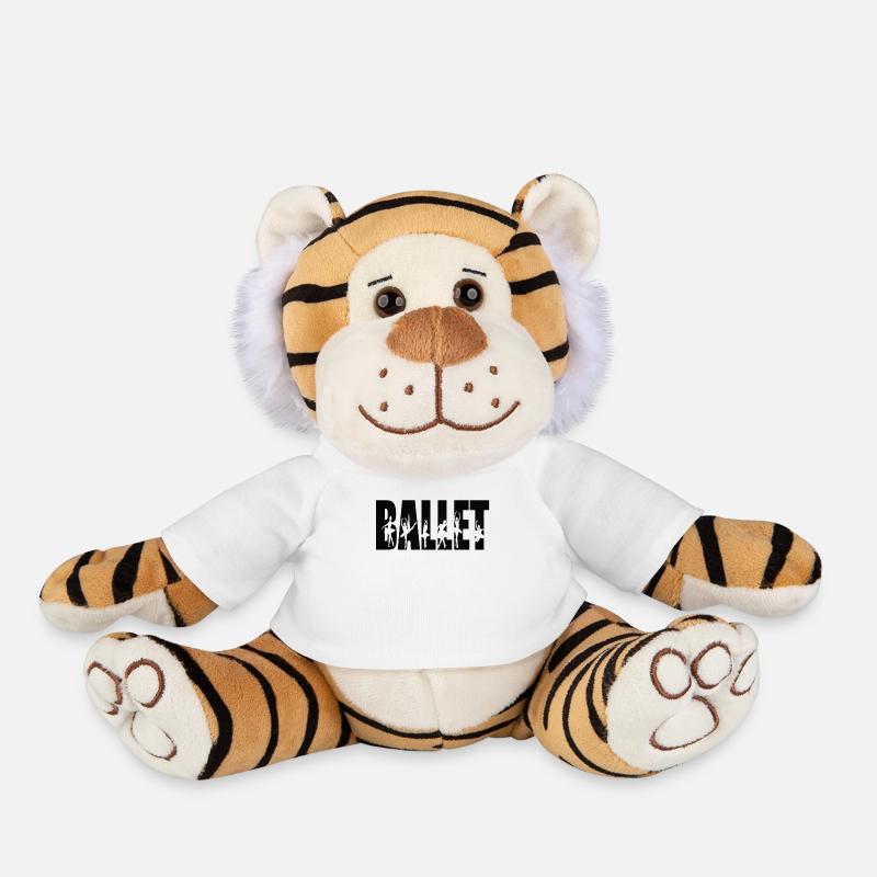 Cadeau de danseuse de ballet ballerine danseuse de ballet - Peluche Tigre - blanc