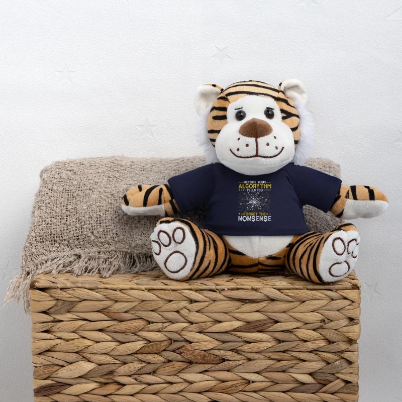 Programmeur d’algorithmes d’intelligence artificielle Peluche Tigre