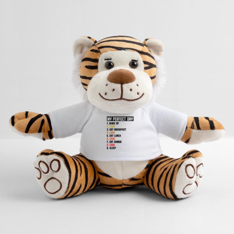 My Perfect Day Wake Up Code Software Developer Pro Plüschtiger