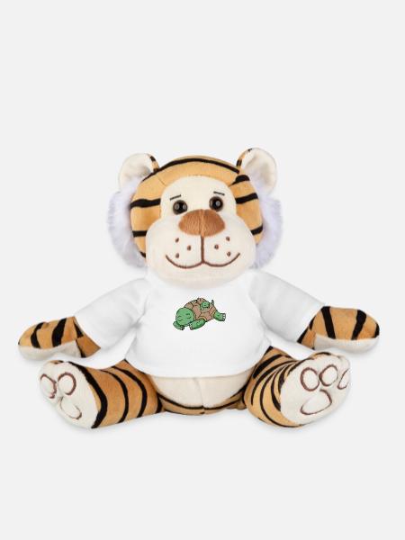 Turtle Papa con Baby Turtle - Peluche - bianco