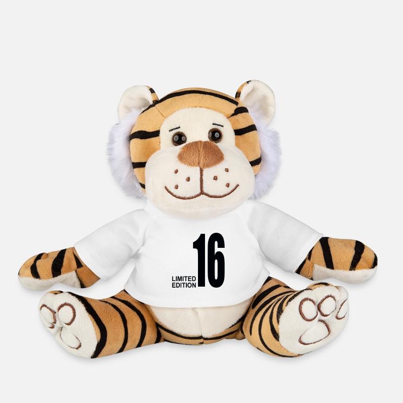 16. Geburtstag Limited Edition Geschenk - Plüschtiger - Weiß