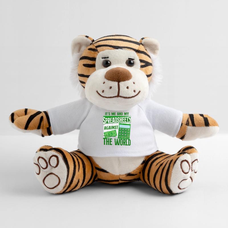 Comptable Comptable Comptable Comptabilité Peluche Tigre