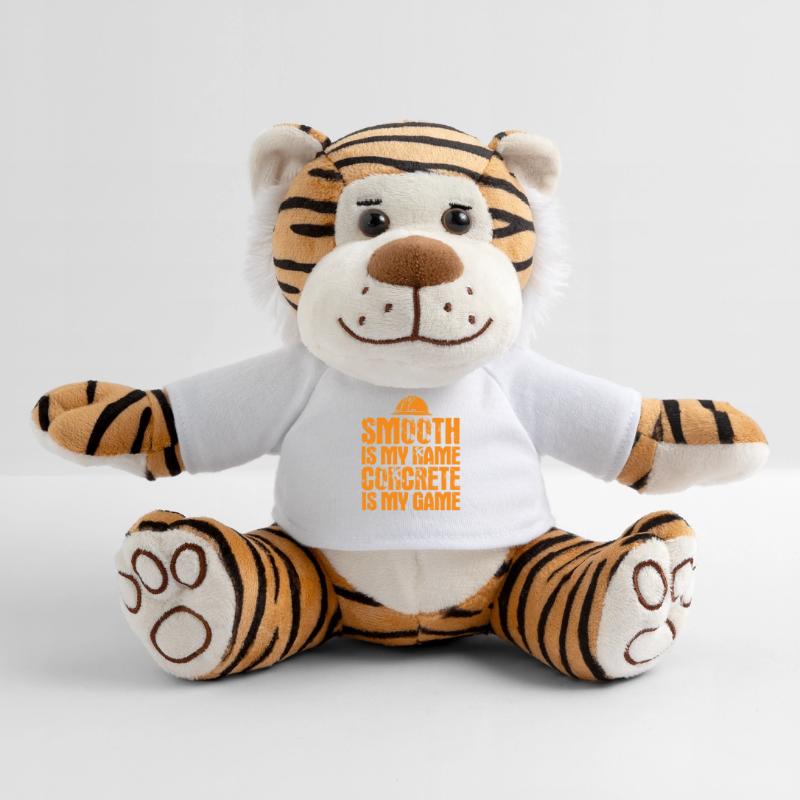Construction Site Concrete Builder Construction Worker Gift Plush Tiger