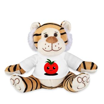 Tomato Comic Tomato Sweet Cartoon 5 - Plush Tiger - white - Front