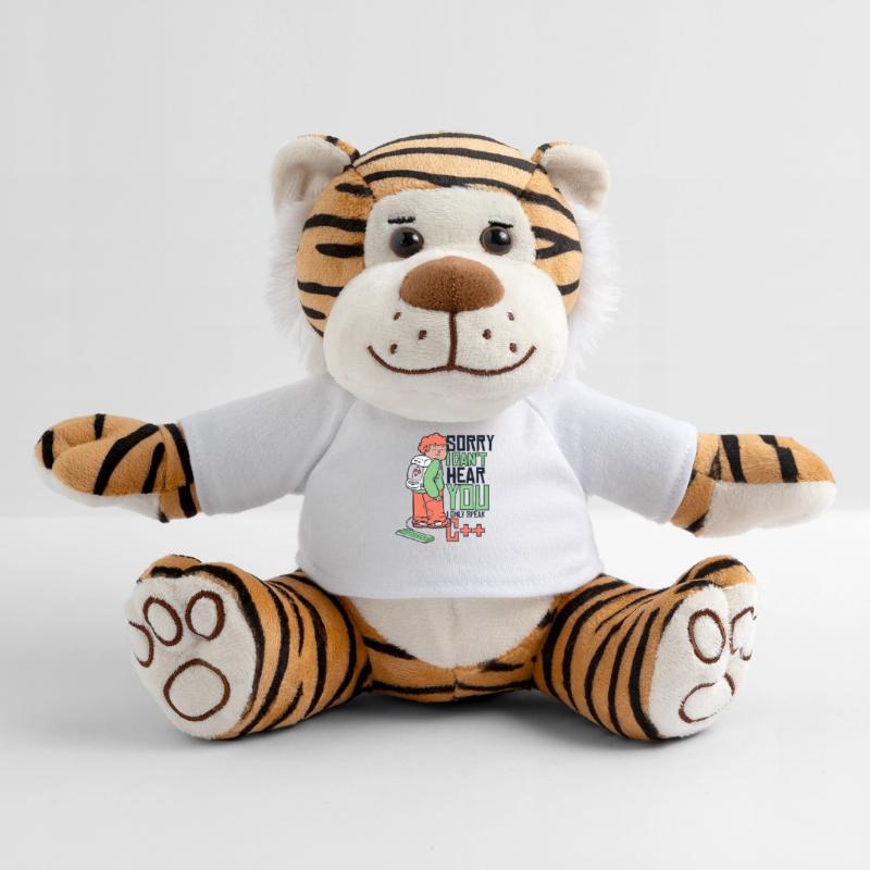 Can't Hear You Only Speak C++ Developer Coder Plüschtiger