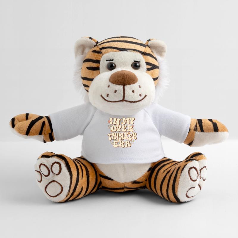 Dans mon ère Overthinker Overthink Groovy Peluche Tigre