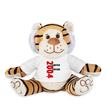 2004 Édition Limitée Anniversaire Cadeau Femme Mari - Peluche Tigre - blanc - Devant