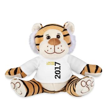 2017 Édition Limitée Anniversaire Cadeau Décoration - Peluche Tigre - blanc - Devant