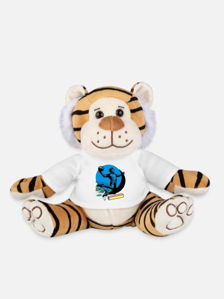 Handball Handballer - Plüschtiger - Weiß