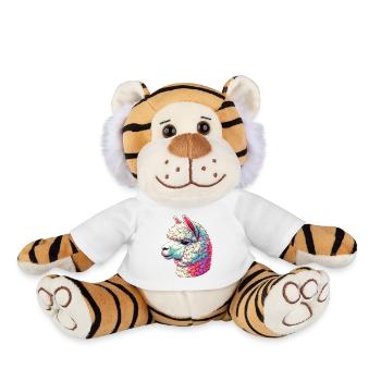 Alpaca - Plush Tiger - white - Front