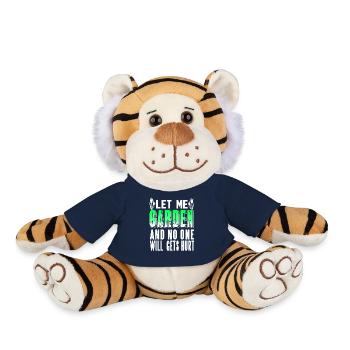 Let Me Garden and No One Gets Hurt Humor - Plüschtiger - French Navy - Vorne