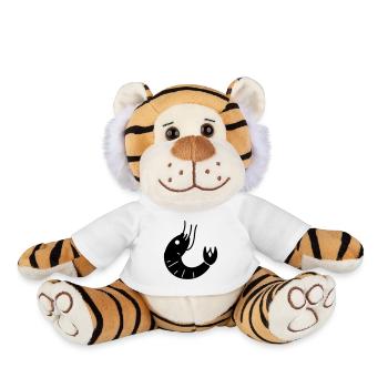 Shrimp - Plush Tiger - white - Front