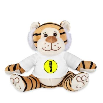 Comb hairdresser icon - Plush Tiger - white - Front