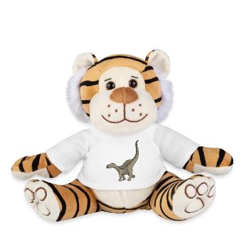 Dino 21 - Plush Tiger - white - Front