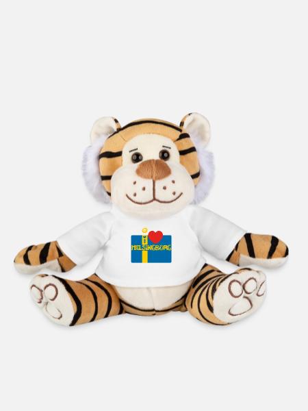 Helsingborg - Plüschtiger - Weiß