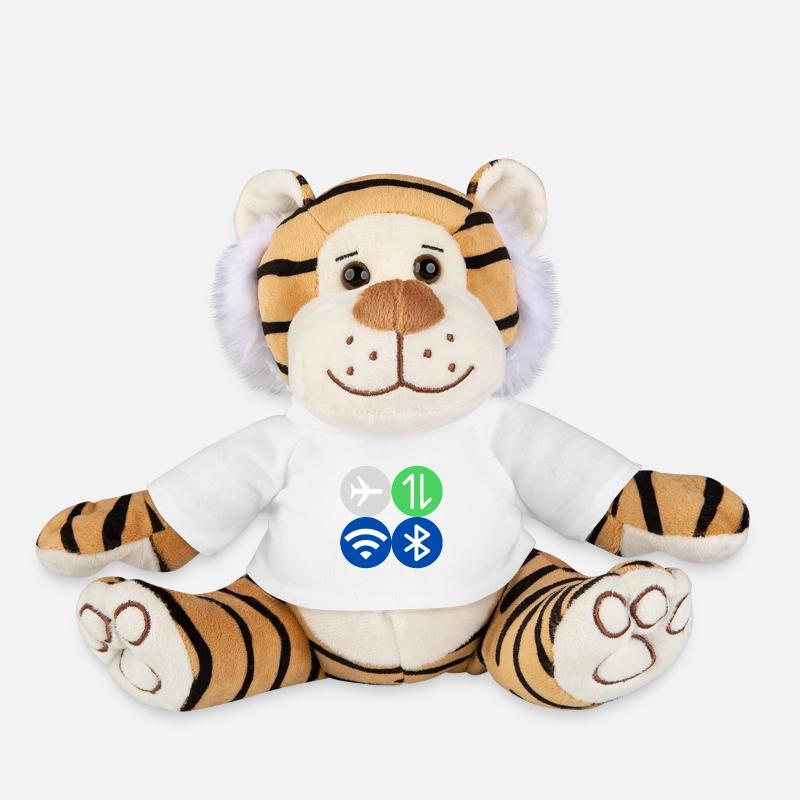Quick Menu - Plush Tiger - white