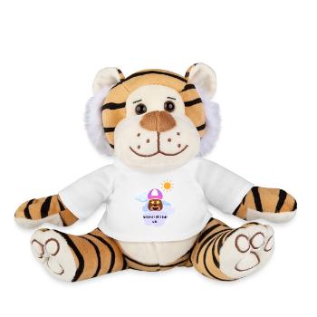 "baby girl" Design - Plüschtiger - Weiß - Vorne