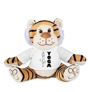 Yoga / Namaste / Zen - Peluche Tigre - blanc - Devant