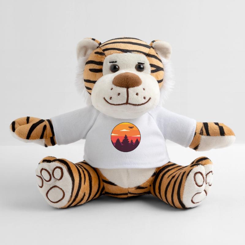 Modèle d’avion drones drones permis Peluche Tigre